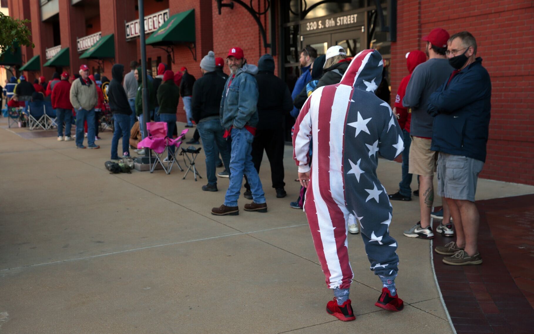 Play Ball on opening day at Busch